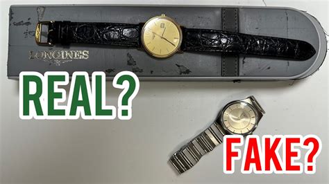 fake longines watches how to spot|longines watches real or fake.